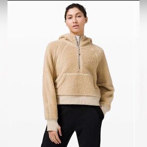 Cozy Tan Sherpa Hoodie
